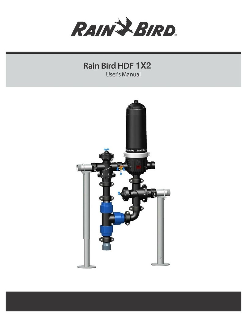Rain Bird HDF 1X2 user manual