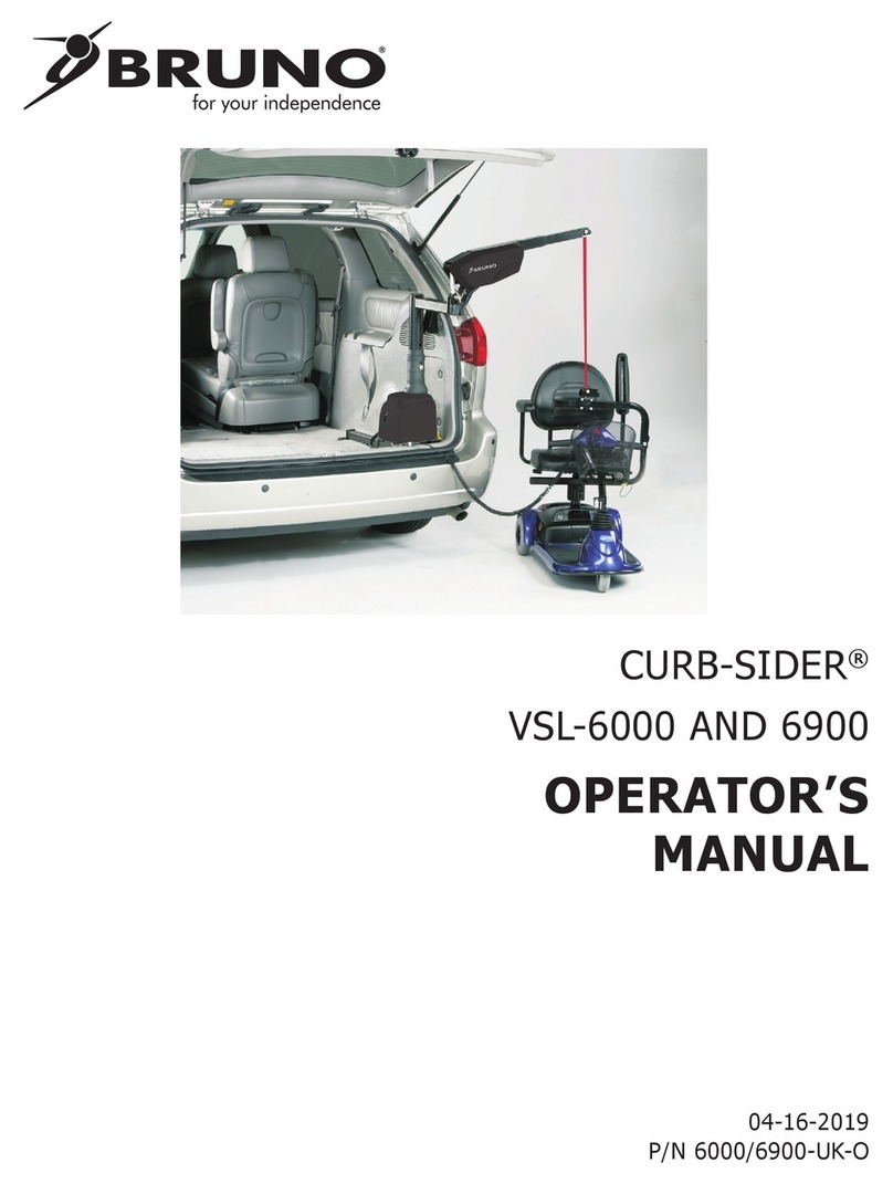 Bruno Curb-Sider VSL-6000 User manual