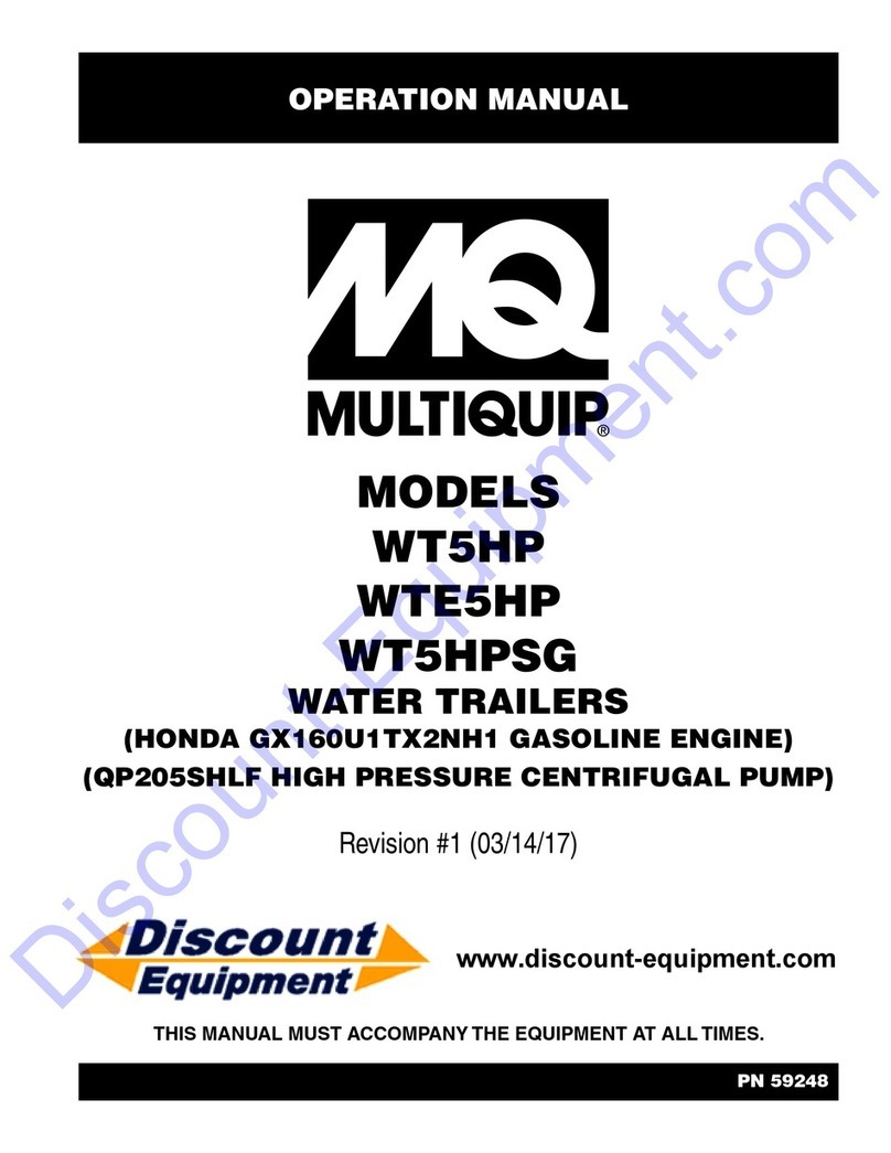 MULTIQUIP WT5HPSG User manual