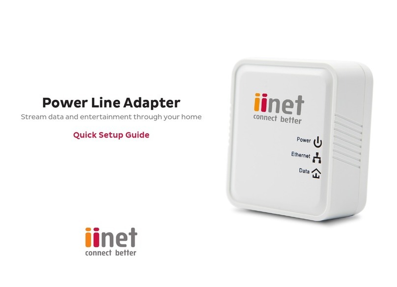 iiNet Power Line Adapter User manual