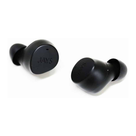 Jays m-Seven True Wireless User manual Jays m-Seven True Wireless User manual