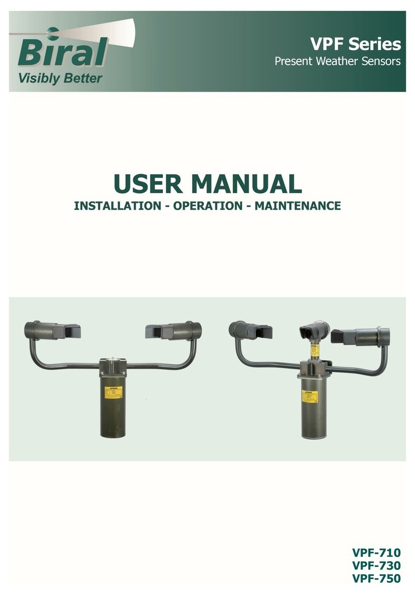 Biral VPF Series user manual