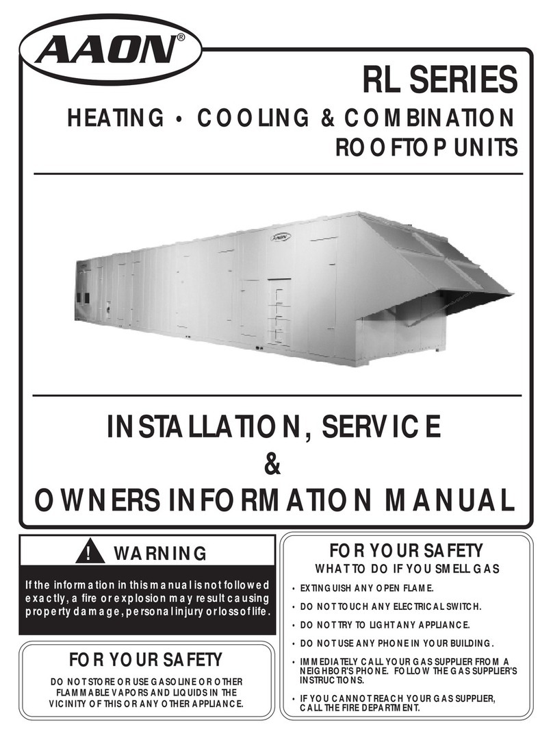 AAON RL Series Manual