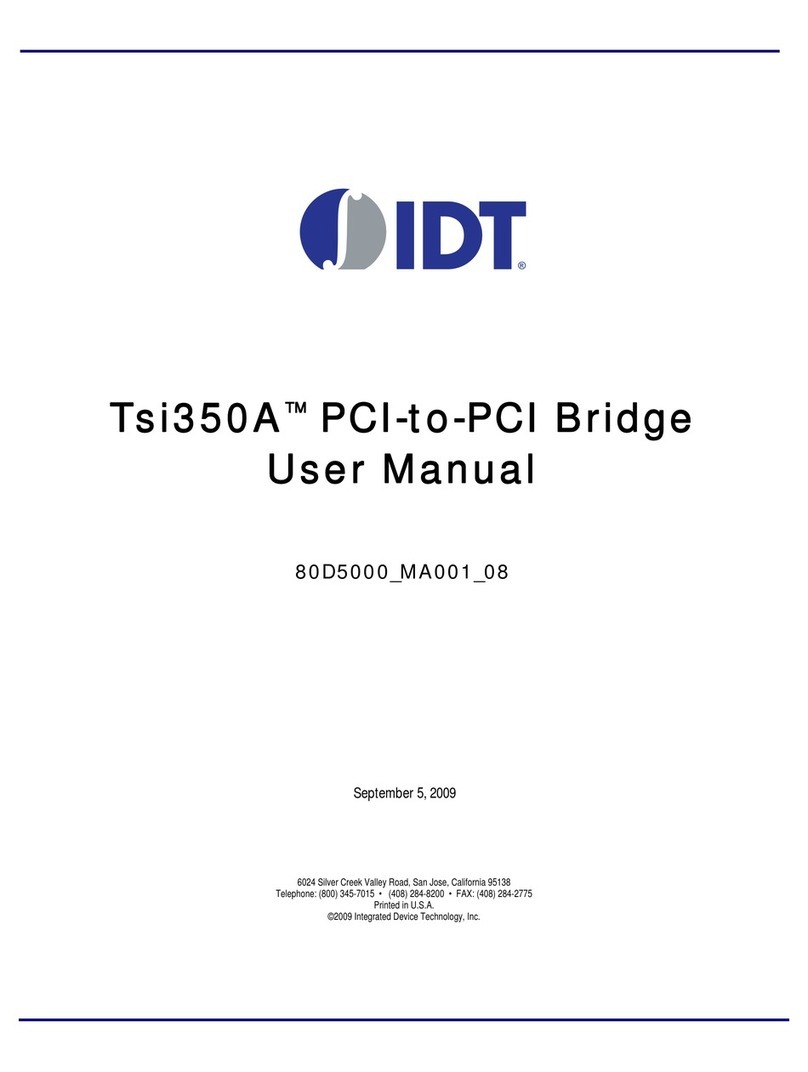 IDT Tsi350A user manual