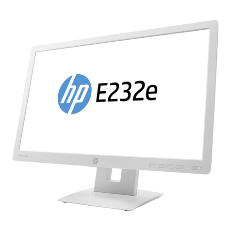HP EliteDisplay E232e Installation instructions