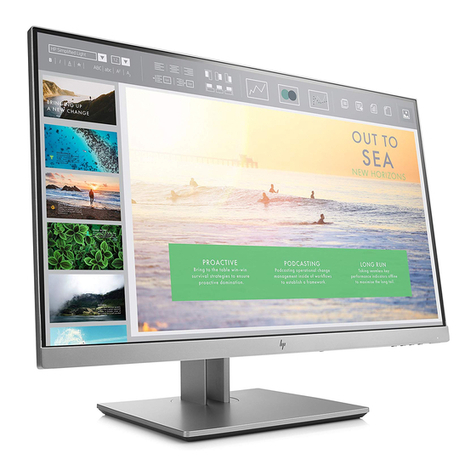 HP EliteDisplay E233 Installation instructions