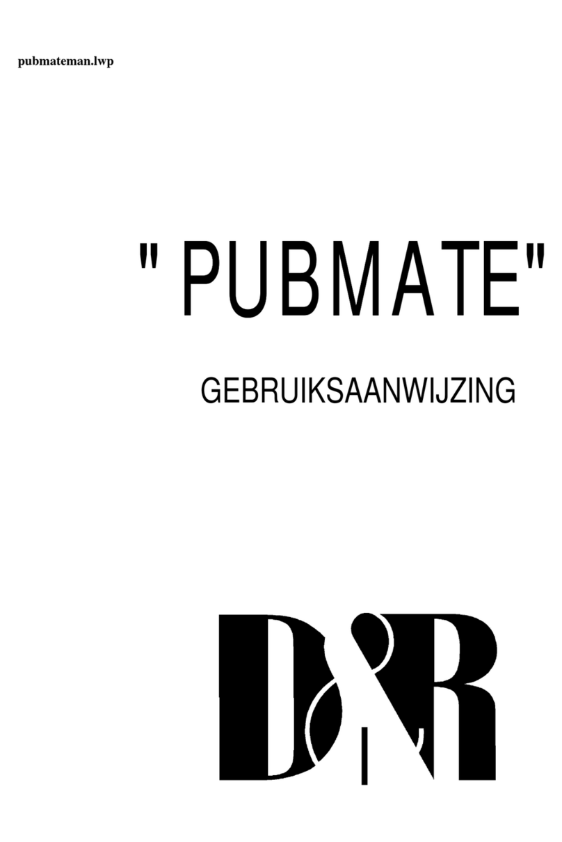 D&R PUBMATE User manual