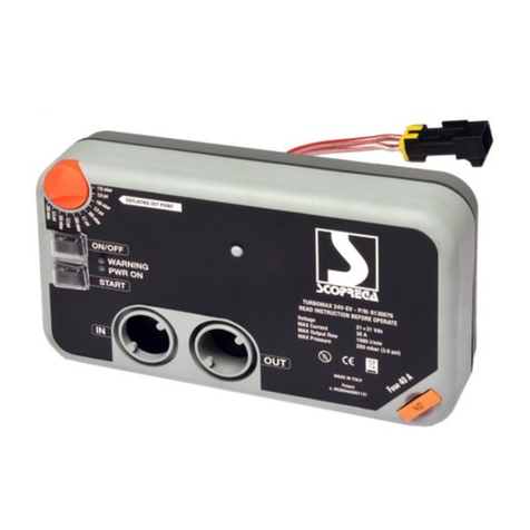SCOPREGA Turbomax 24V-EV User manual
