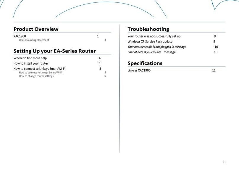 Linksys XAC Series User manual