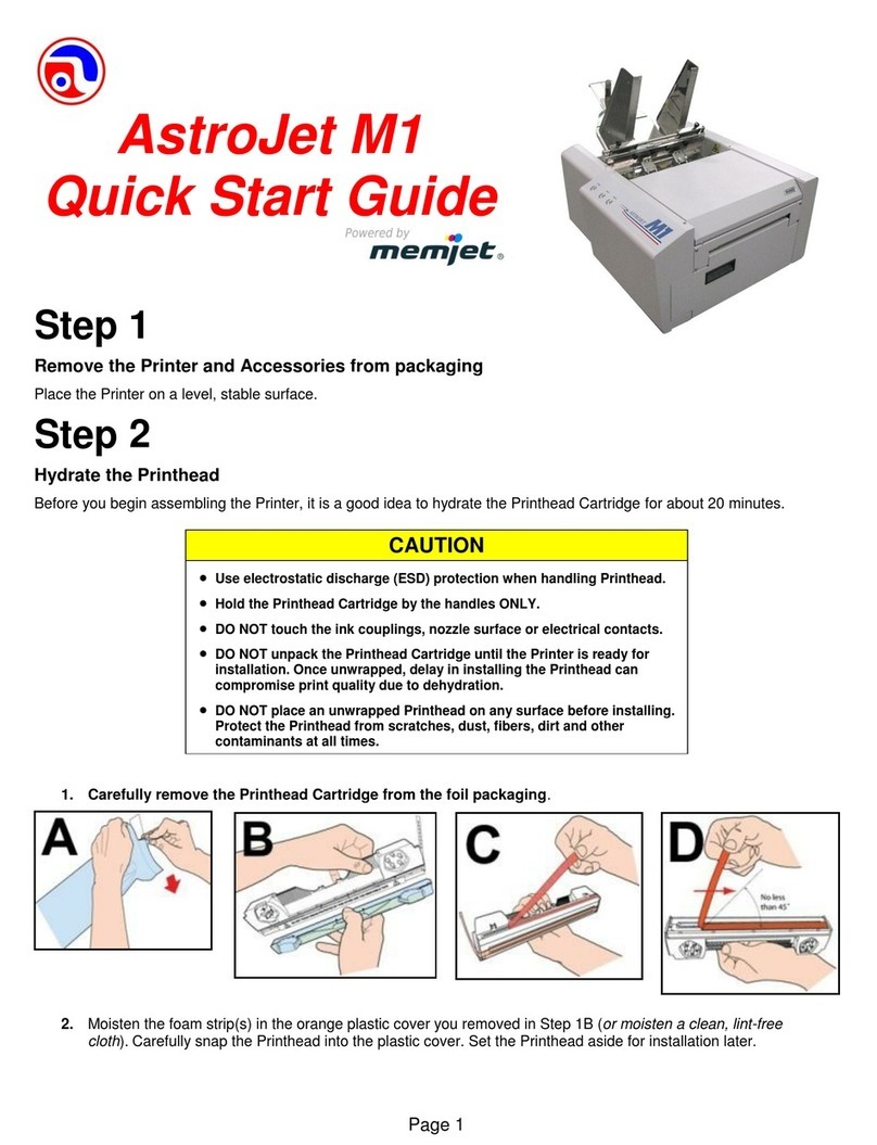 Memjet AstroJet M1 User manual