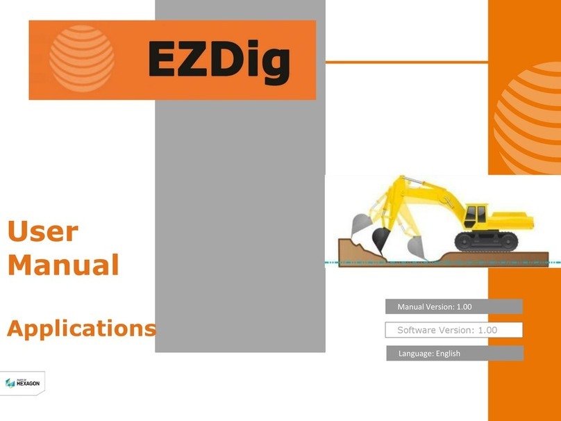GeoMax EZDig User manual