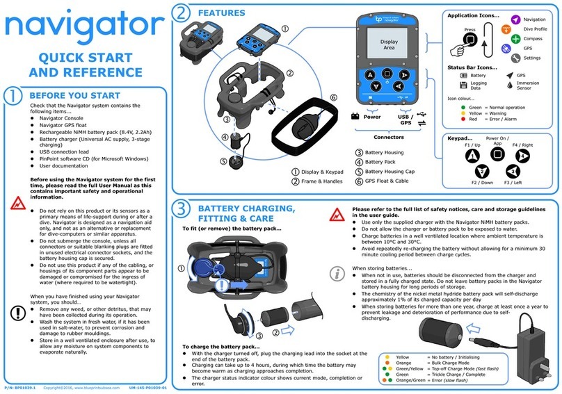 Blueprint Subsea Navigator Quick start and reference guide