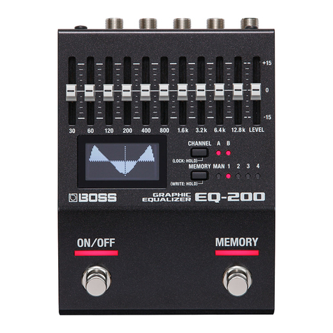 BOSSCO EQ-200 owner's manual