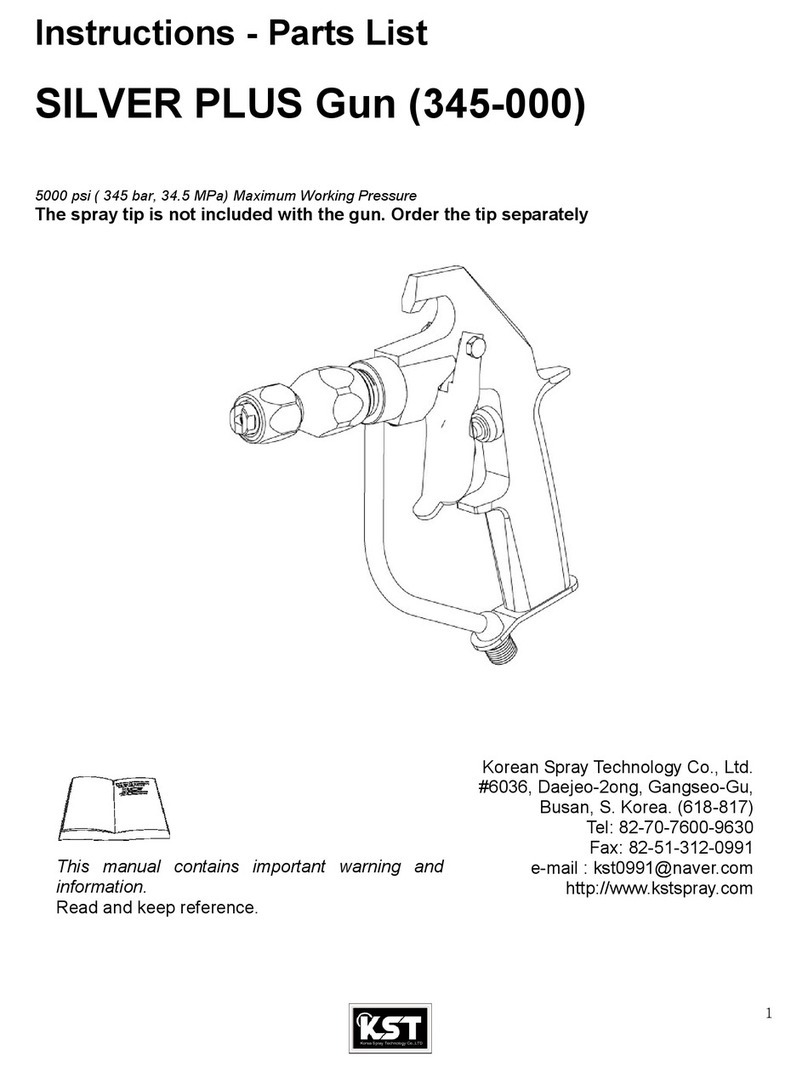 KST SILVER PLUS 345-000 Instructions and parts list