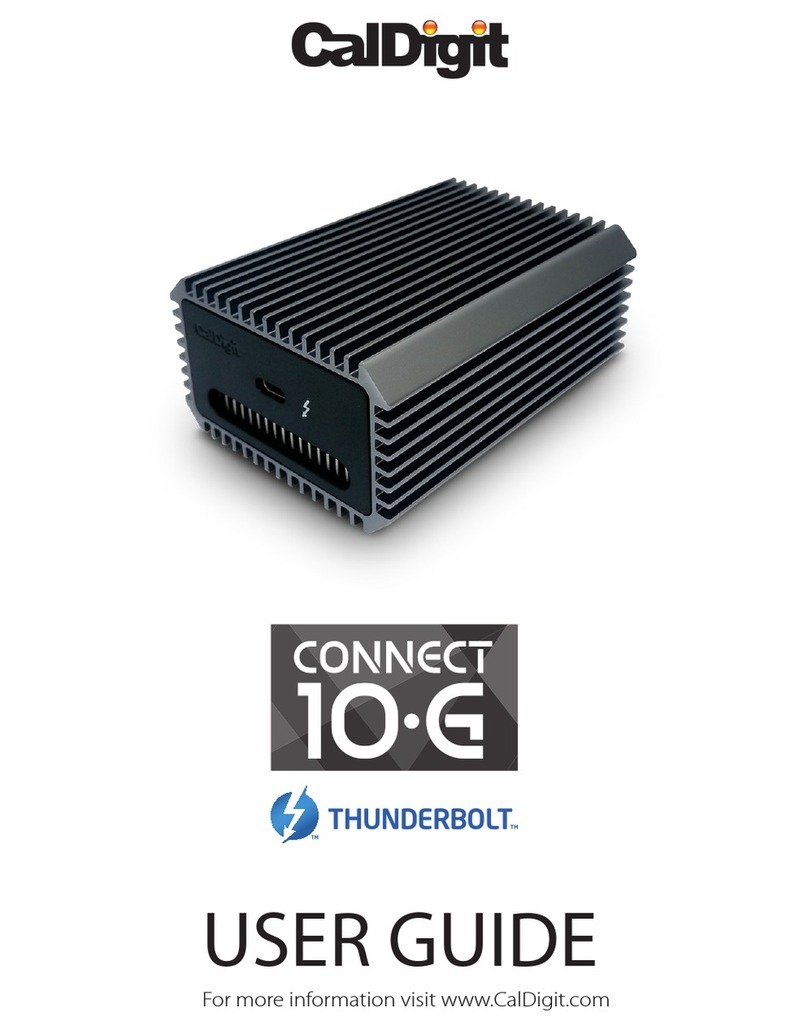 CalDigit Connect 10G Thunderbolt user guide
