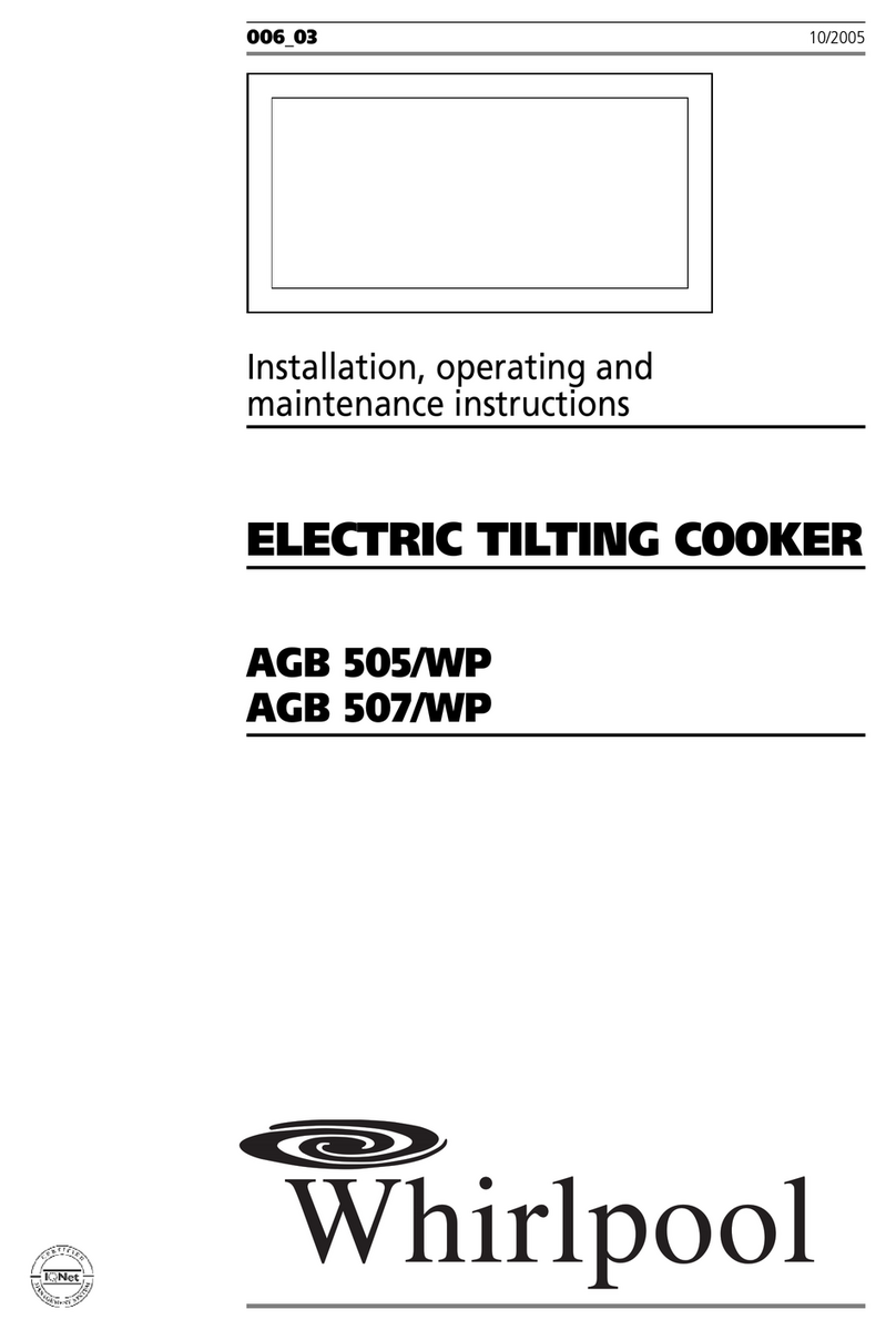 Whirlpool AGB 505/WP Assembly instructions