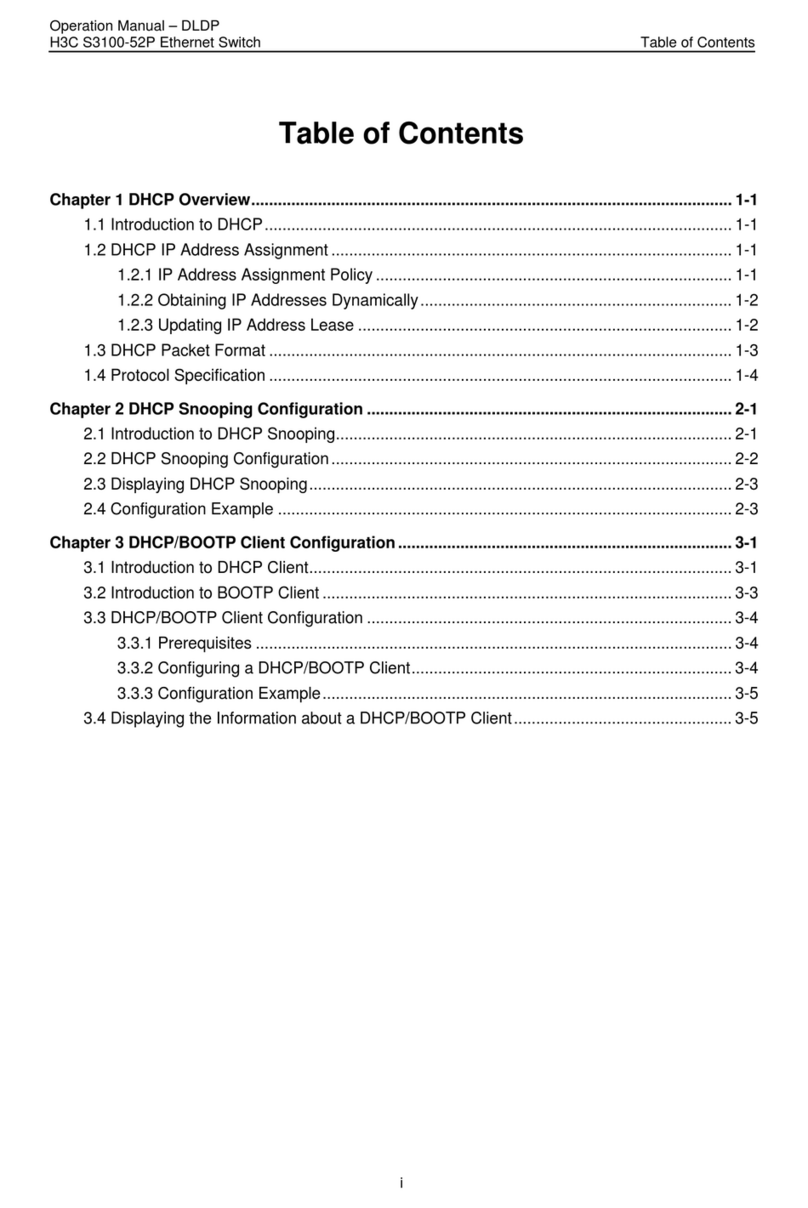 H3C S3100-52P Operation manual