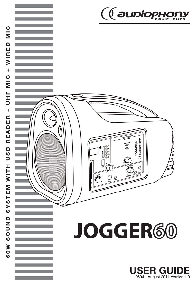 audiophony JOGGER60 user guide