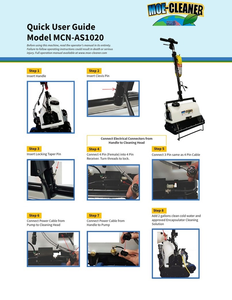 Moe-Cleaner MCN-AS1020 Quick user guide