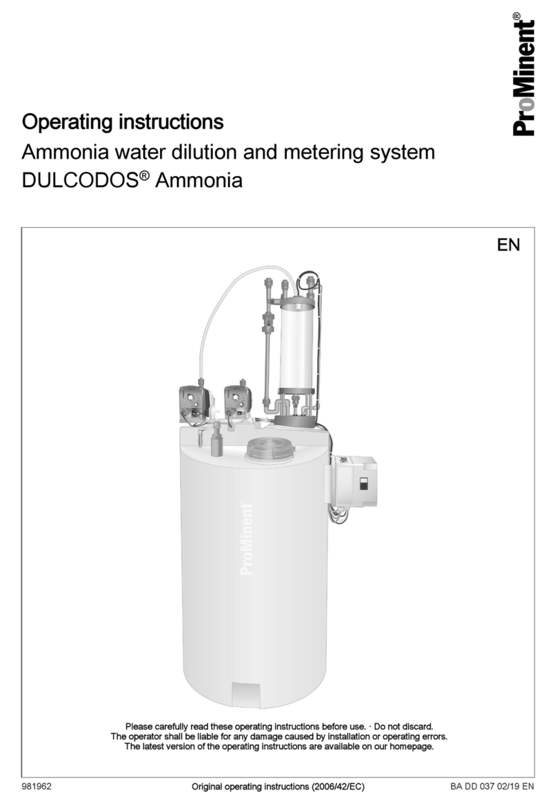 ProMinent DULCODOS Ammonia operating instructions ProMinent DULCODOS Ammonia operating instructions