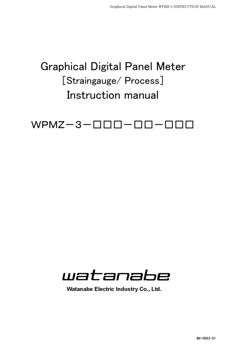 WATANABE WPMZ-3 Series instruction manual