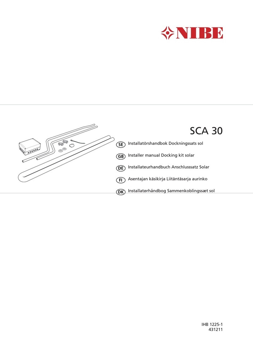 Nibe SCA 30 Installer manual