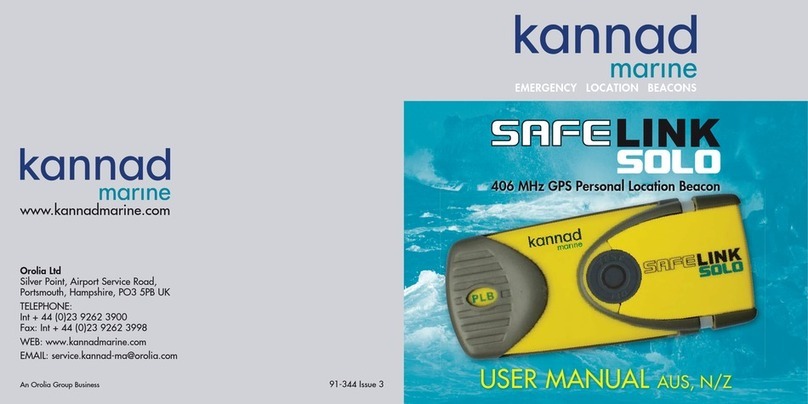Kannad SafeLink SOLO user manual