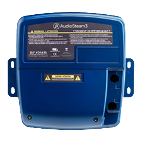 mr. steam AudioSteam Installation, operation and maintenance manual