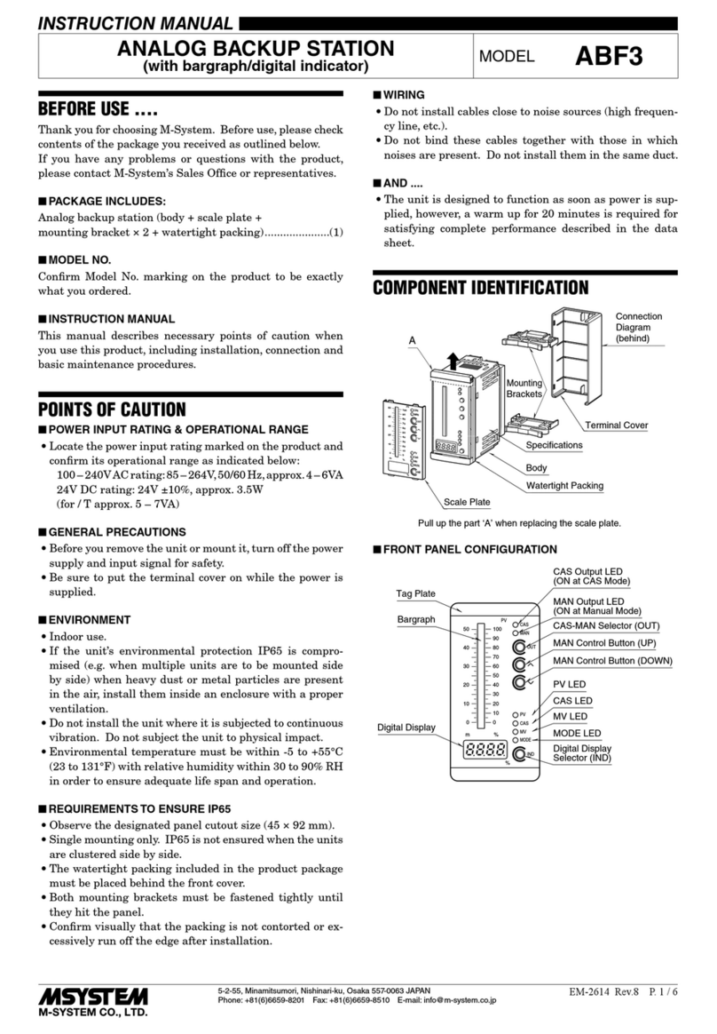 M-system ABF3 User manual