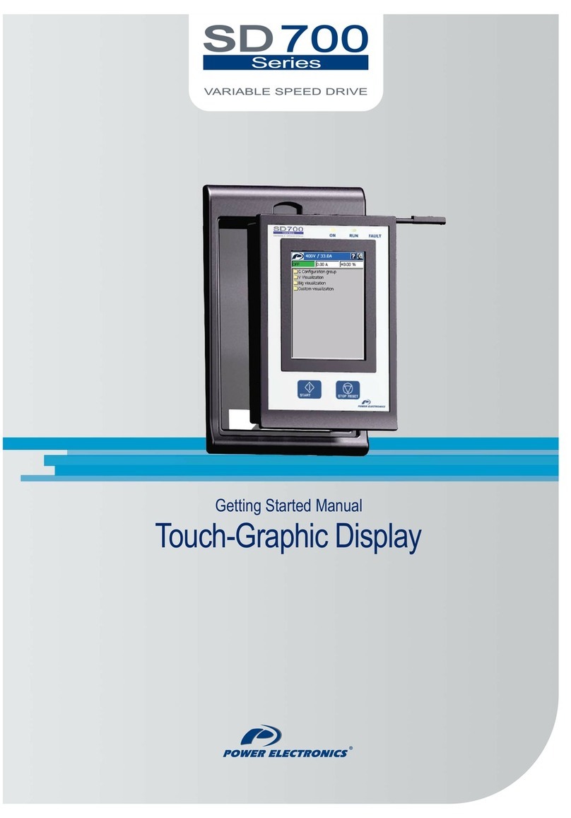 Power Electronics SD700 Series Parts list manual