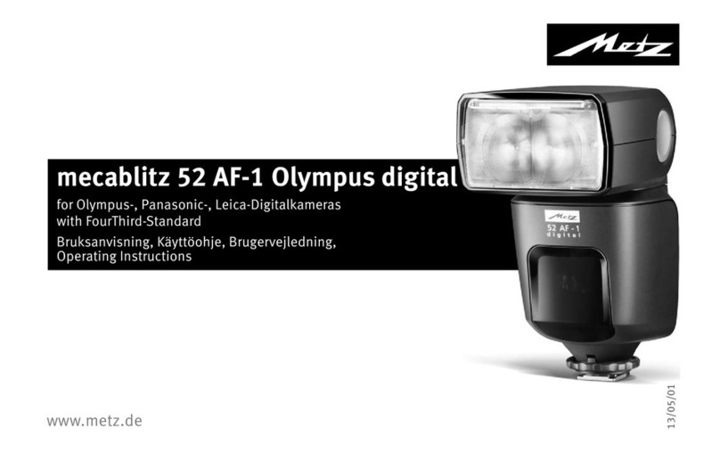 Metz mecablitz 52 AF-1 operating instructions