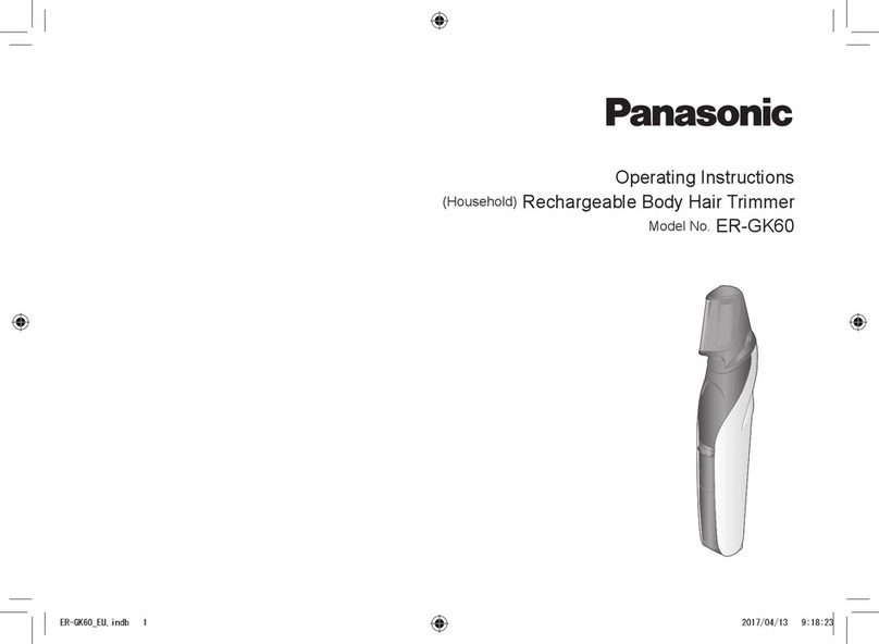 Panasonic ER-GK60 User manual
