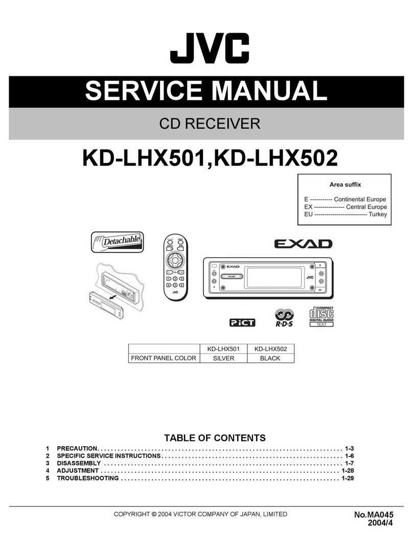 JVC EXAD KD-LHX501 User manual