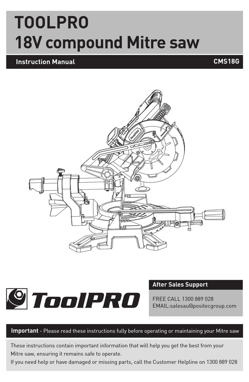 ToolPRO CMS18G User manual