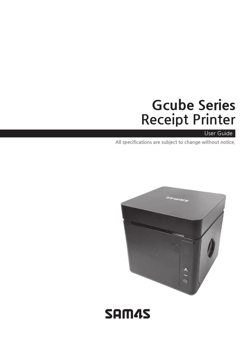 Sam4s Gcube-100 User manual