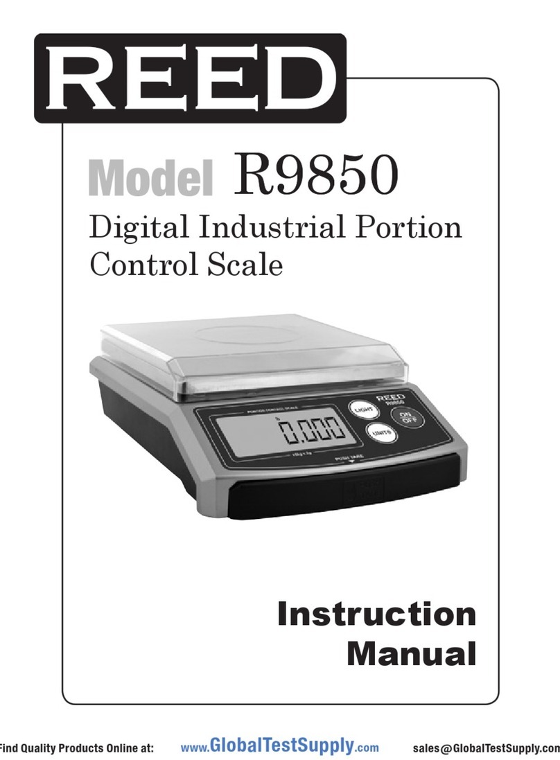 REED R9850 instruction manual