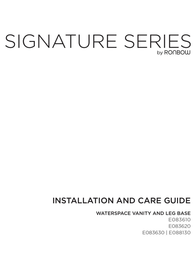 Ronbow Signature series Assembly instructions
