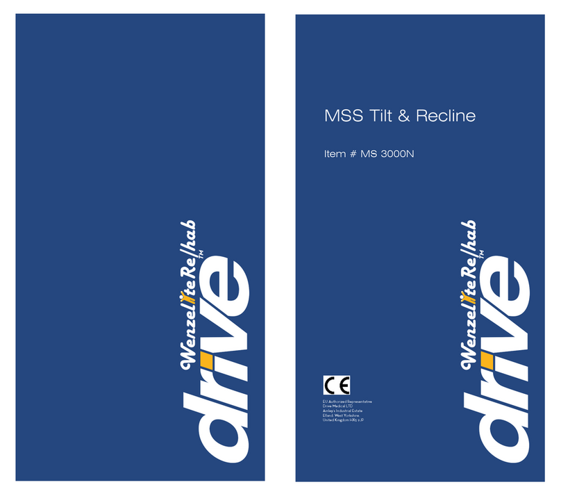 Drive MSS Tilt & Recline user manual
