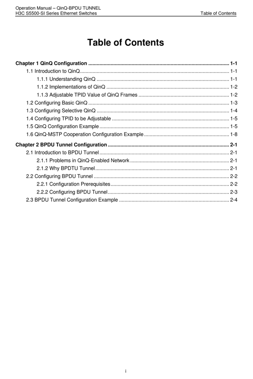 H3C S5500-SI Series User manual