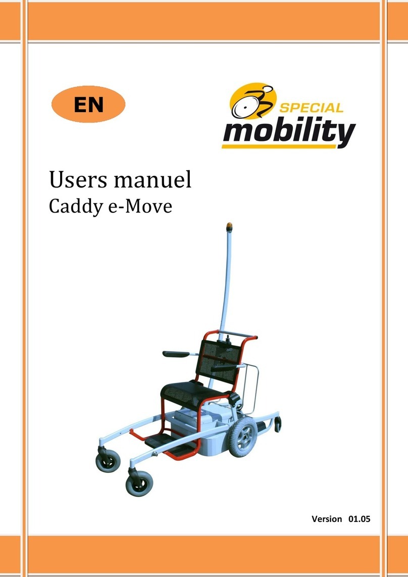 Special mobility Caddy e-Move User manual