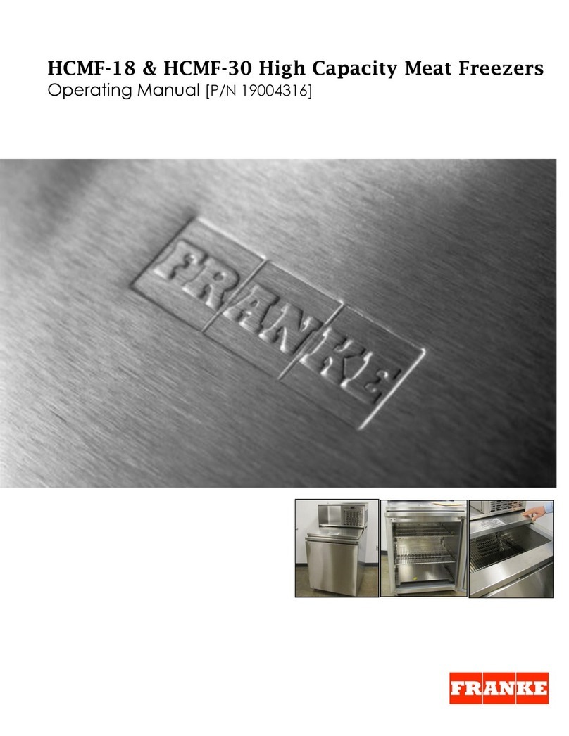 Franke HCMF-18 operating manual