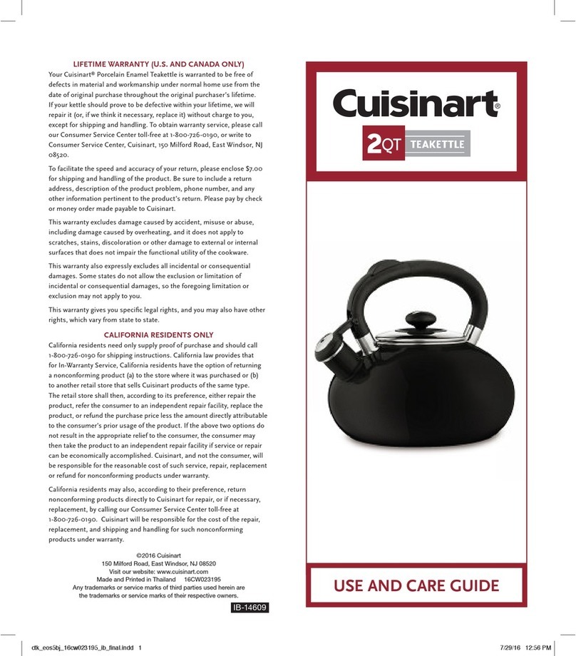Cuisinart CTK-EOS1BK User manual