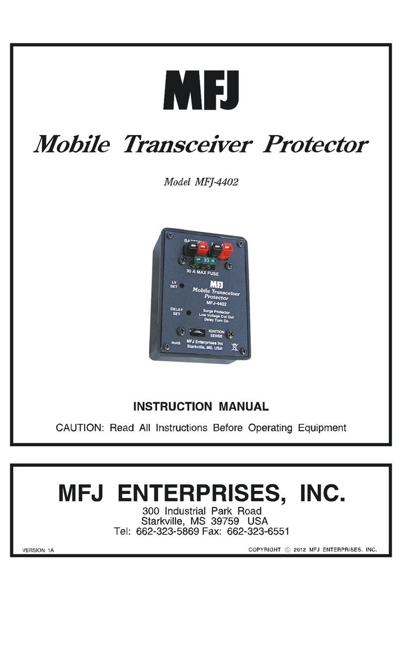 MFJ MFJ-4402 User manual