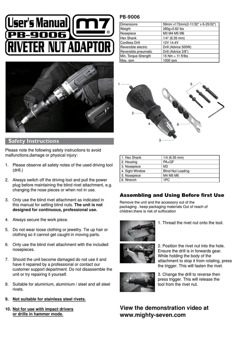 M7 PB-9006 User manual