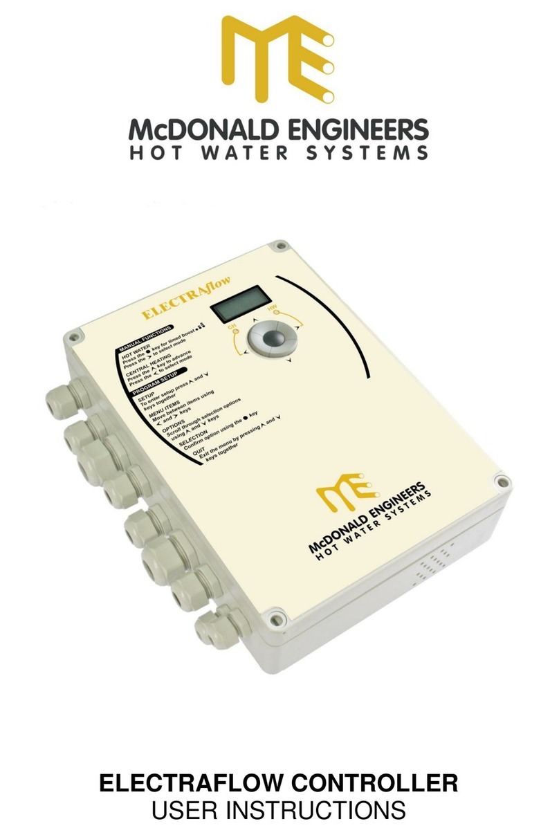 McDonald Engineers UK Electraflow User instructions McDonald Engineers UK Electraflow User instructions