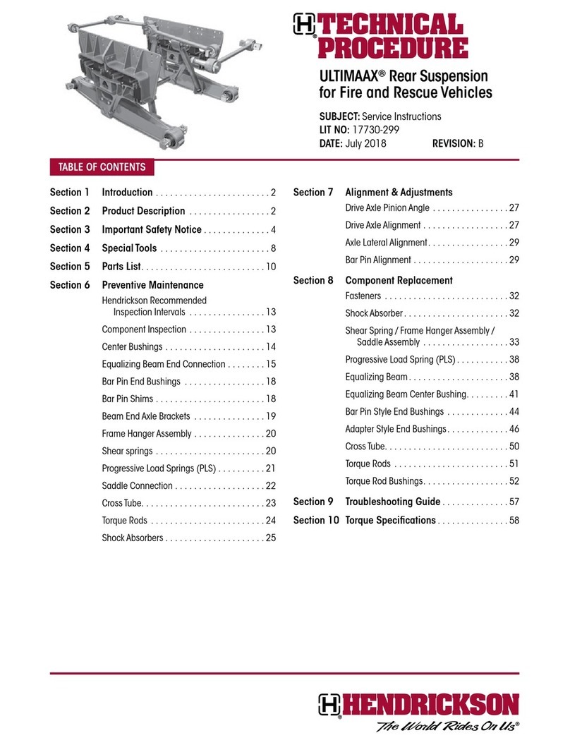 Hendrickson ULTIMAAX 58K Reference guide