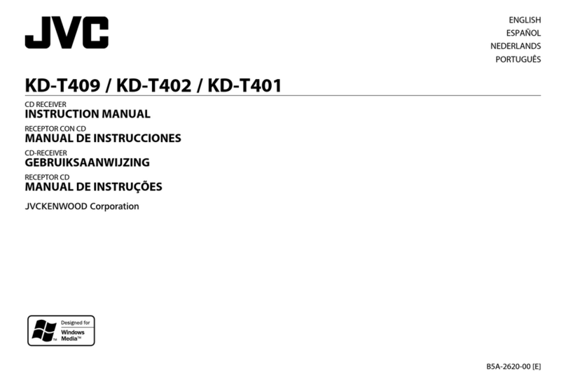 JVC KD-T409 User manual