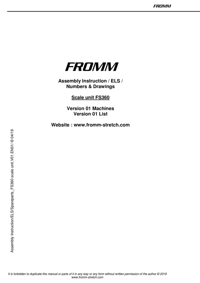 Fromm FS360 Series User manual