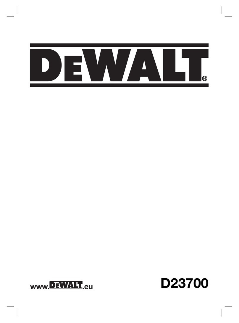 DeWalt D23700 manual