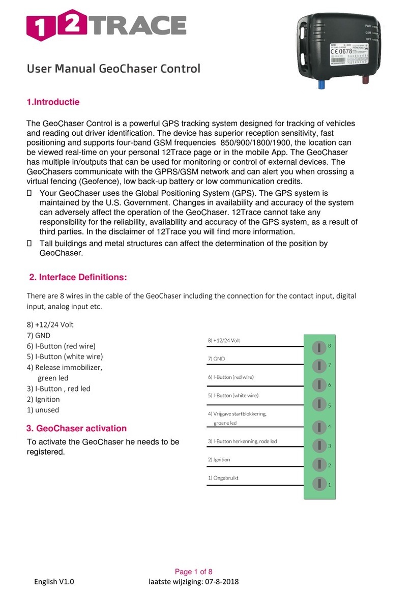 12trace GeoChaser Control user manual